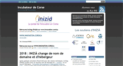 Desktop Screenshot of innovation.corse.fr